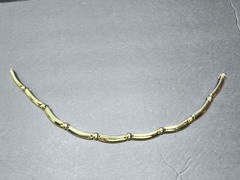 VTG GIVENCHY Paris New York Runway Dot Dash Choker & Earrings Set