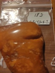 NATURAL OLD ANTIQUE BALTIC AMBER stone 18.2 gr