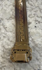 Antique Gold Tone (5) Multi-Strand “Victorian Style” Bracelet