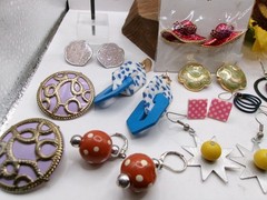 Vintage Costume Jewelry Earrings 80s 90s Y2K Pierced Clip Chunky Retro Lot