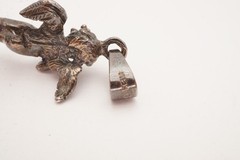 Vintage Mexico Sterling Silver 925 Cherub Pendant