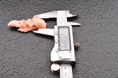 Vintage pink coral OBIDOME “Cherry blossom” Certificate, (56mm (2.20in) 59.0ct).