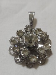 2 vintage pendants, no chains