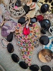 Jewelry Lot E 2.5 Lb. Some new; Some pre-owned & wearable, Most crafts, repair.
