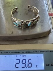 Vintage Sterling Silver Cuff Bracelet Signed Whitney Kelly 29 Grams