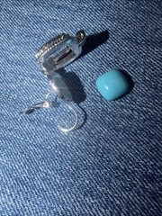 Joan Rivers Classics Collection Faux Turquoise Cushion Leverback Earrings