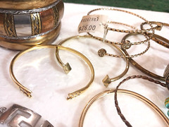 Vintage bracelets. Mixed metals. bangle, cuff, stones, beads. You get all 27