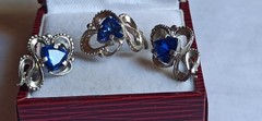 Earrings Ring sterling Silver jewelry 925 Ring size 6 gift Women’s jewelry 329