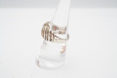 Vintage Sterling Silver 925 Ring Size 6.75 Textured K7