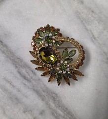 Vintage Juliana Delizza Elster Brooch