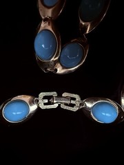 Vintage GIVENCHY Turquoise Station Opera Length Necklace Gorgeous