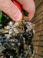 MASSIVE LOT OF WATCHES AND JEWELRY – UNSEARCHED – 13LBS 11OZ – MOSTLY WEARABLE