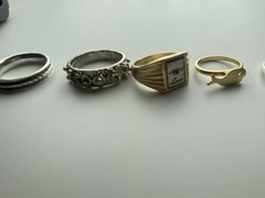 Vintage Lot of 5 Rings To add To Any Collection