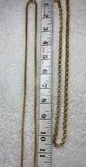 Vintage Lot Of 2 Necklaces Park Lane & Carol Lee Gold Tone