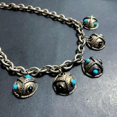 Vintage Unisex Necklace Large Design 48cm Used Not Specified