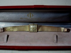 vintage BAUME MERCIER 14KT SOLID GOLD WATCH