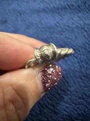 Vintage Sterling Silver Round Scorpio Horoscope Necklace Pendant, 1.25in Long
