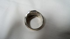Novelty Lucky Poker Ring Royal Flush Diamonds Sz 7.5 Unisex