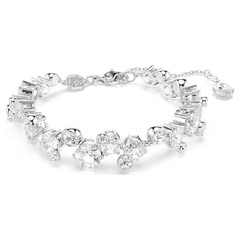 Swarovski Constella Set Mixed cut, white, rhodium plated