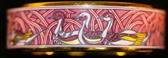 Rare Hermes Vintage Purple Duck Bangle Bracelet