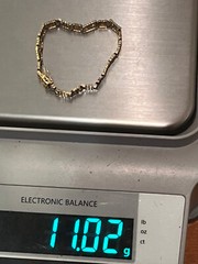 Vintage FAS 925 Sterling Silver Tennis Bracelet Push to Lock Safety Latch 7″