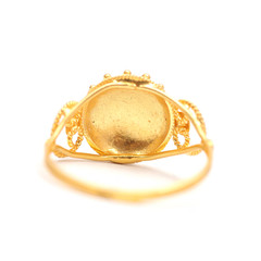 19k Etruscan Revival Daisy Ring