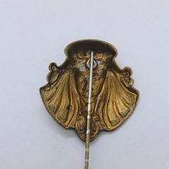 Vintage Egyptian Revival Brass Pharaoh Stick Hat Pin