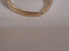 Vintage Signed CCO 10k Multi Tone Gold Leaf Black Hills Style Band Ring Size