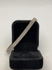 VINTAGE Solid 14K Yellow Gold 2.25CTW Genuine Diamond Ladies Bracelet 20.2gr.