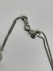 Vintage MONET Silver Tone Ring Bead & Gray Faux Pearl Long Necklace 36in