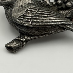 Vintage Birds and Blooms 2002 Limited Edition Songbird Pin Pewter Grandmacore