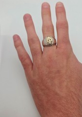 The Greatest Generation Vintage Ring Sterling Silver The Great Seal USA WW2 WW1