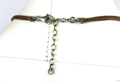 Retired Vintage Silpada Sterling Silver 925 Mixed Stone & Carved Flower Necklace