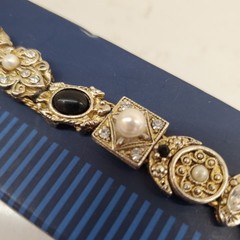 Boxed Victorian Revival Vintage 7″ Charm Bracelet in JTV Gift Box