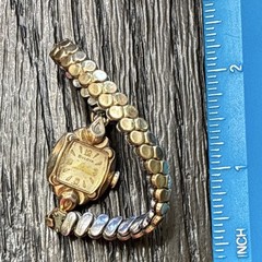 Bulova L5 R325266 Women’s Vintage Quartz Watch Gold Tone Band 17mm Case Quartz