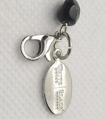 WHITE AND BLACK HOUSE MARKET Black And Silver Beads Necklace 20in
