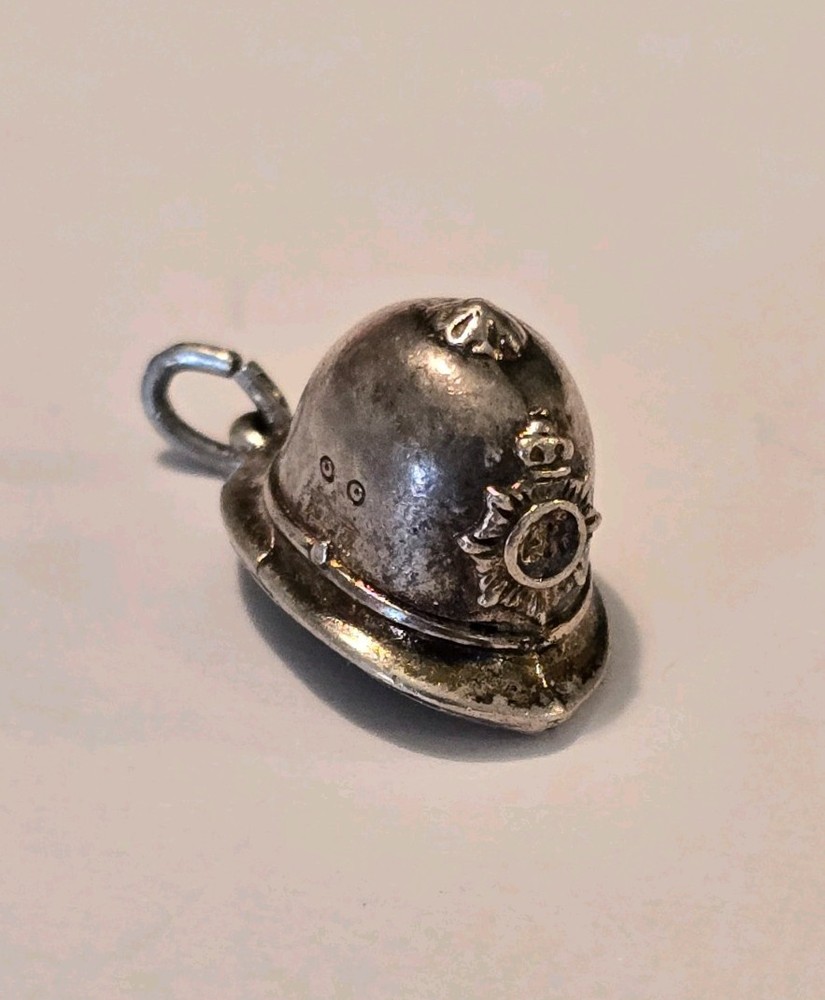 Nassau Bahamas Police Hat Charm Pendant Sterling Silver 925