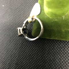 Vintage Vargas Sterling Silver Stamped and Black Onyx Ring Size 6 Hallmarked