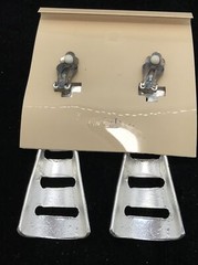 Vintage Temptation Fashion Jewlery Silver Tone Statement Clip-on Earrings