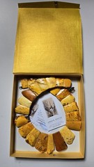 A one-of-a-kind amber necklace made in Estonia in the Amber House