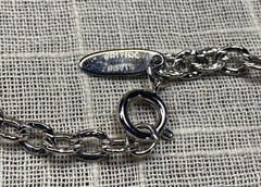 Vintage Whiting & Davis Locket Necklace Pendant 50s Floral Repousse Detail 28in