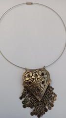 Vintage Boho Chocker Necklace Chandelier Ethnic Ottoman Bedouin Tribal Hoop Bold
