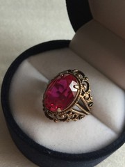 Rings silver 875 gold Plated Russian Soviet Silver vintage USSR old