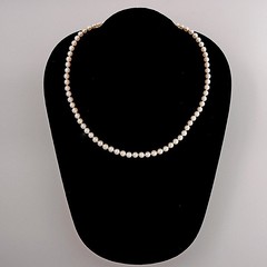 Japanese Estate 75 4.5 To 4.7mm 16 Inch Cultured Pearl 14k Necklace