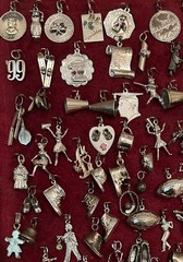 Travel Charms Sterling silver 1950s to 1970s Vintage Charms Sold Separately