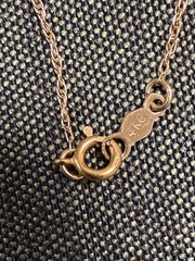 Vintage SOLID 14KT Gold Stamped 15″ Necklace Chain 1 Gram