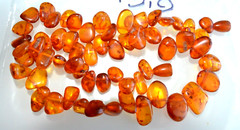 ✅56cm = 44gr RUSSIAN SOVIET BALTIC AMBER BEAD NECKLACE 琥珀 BRACELET STONE PENDANT