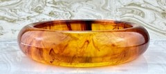 Lucite & Bakelite Bangle Group c1950s-60s
