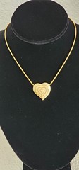Rare Vintage Trifari and Monet gold tone short chain necklaces 14” & 16″