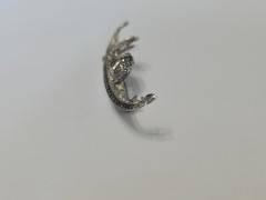 Vintage 800 Silver Marcasite Gondola Brooch